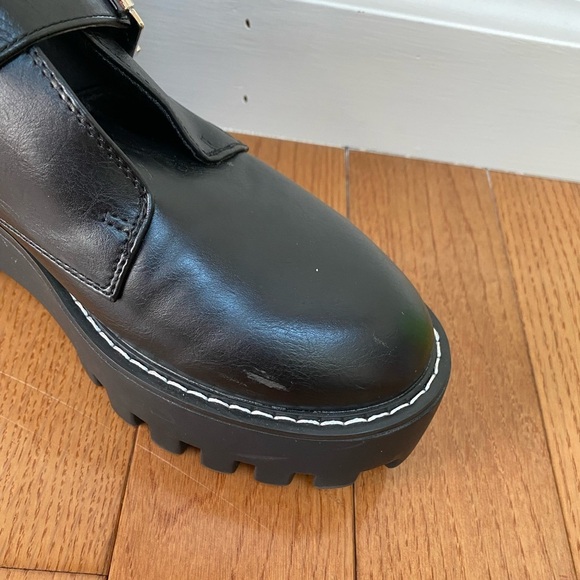 Shoedazzle black Sierra Buckle Bootie size 9 - Picture 9 of 12